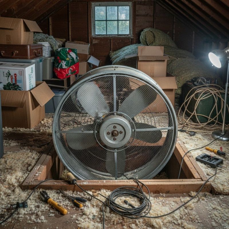 Attic Fan Motor Replacement
