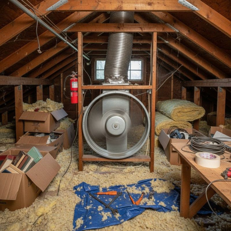 Attic Fan Motor Replacement